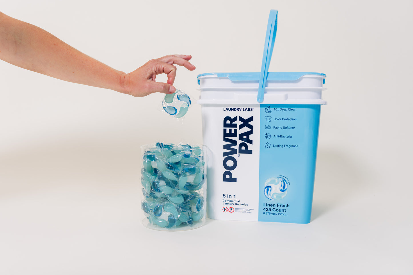Power Pax™ 5-in-1 Laundry Detergent Pods, Linen Fresh