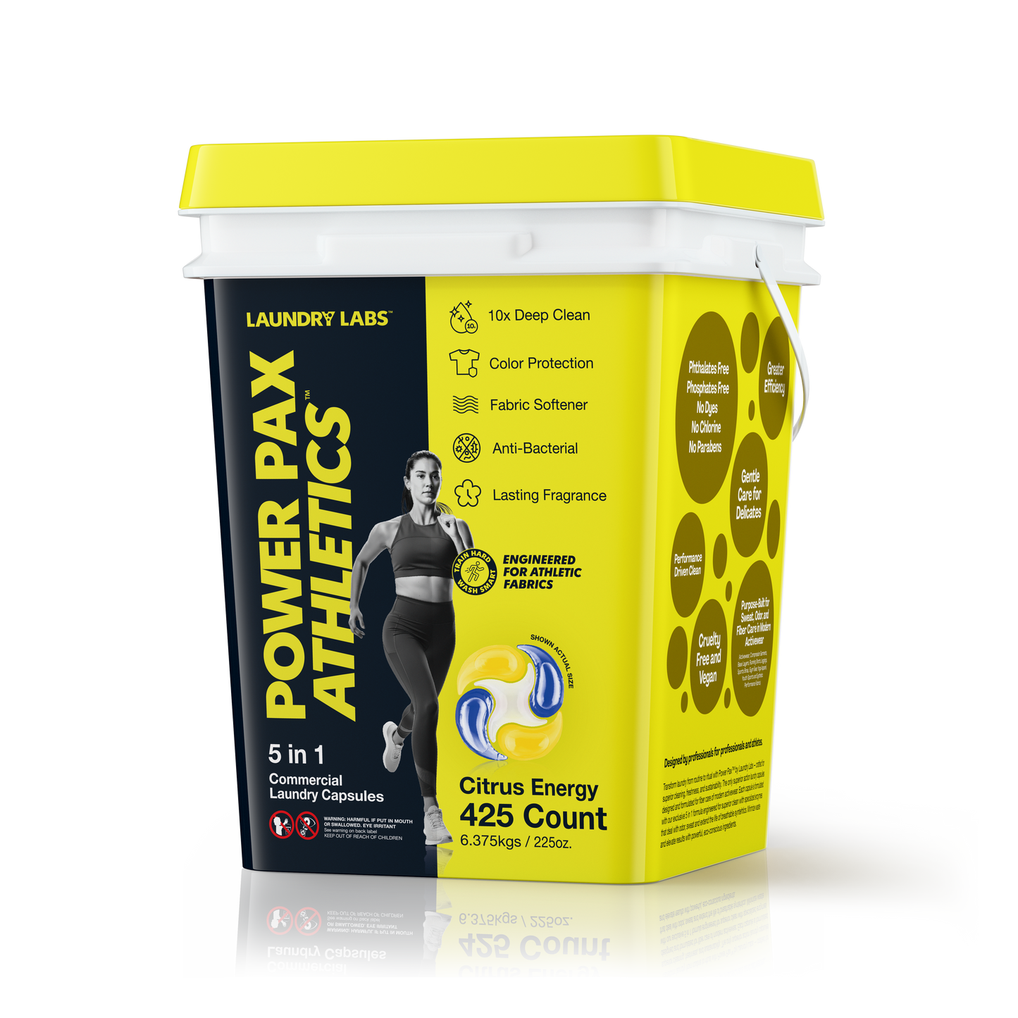 PowerPax™ Athletics, 5-in-1, Laundry Detergent Pods, Citrus Energy