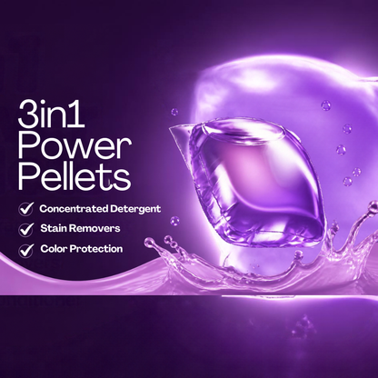 Power Pellets Laundry Detergent Pods, Lavender