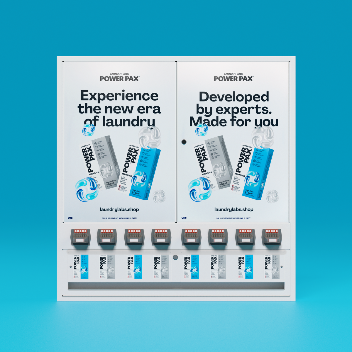PowerPax™ 100ct CoinVend 2pk Linen Fresh