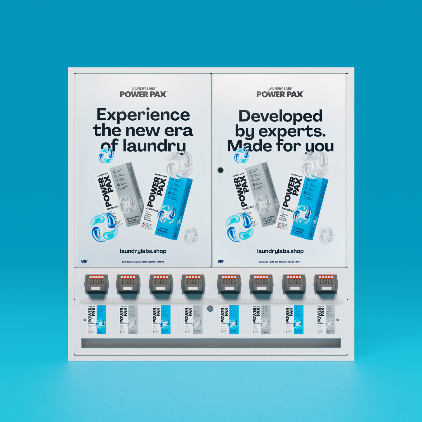 PowerPax™ 100ct CoinVend 2pk Linen Fresh