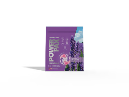PowerPax™ 5-in-1 Lavender Laundry Pods | Case of 8 (36-Count Bags)
